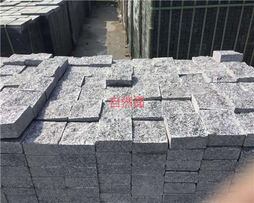 芝麻黑马蹄石方块(图1) 芝麻黑马蹄石